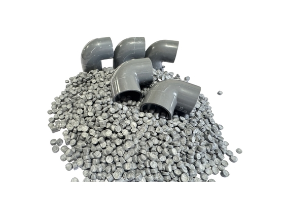 PVC 곡물 플라스틱 물질 PVC 파이프 및 부착용 주입 파이프 부착용 PVC 화합물 PVC 원자재 변형 플라스틱 화합물 곡물 입자